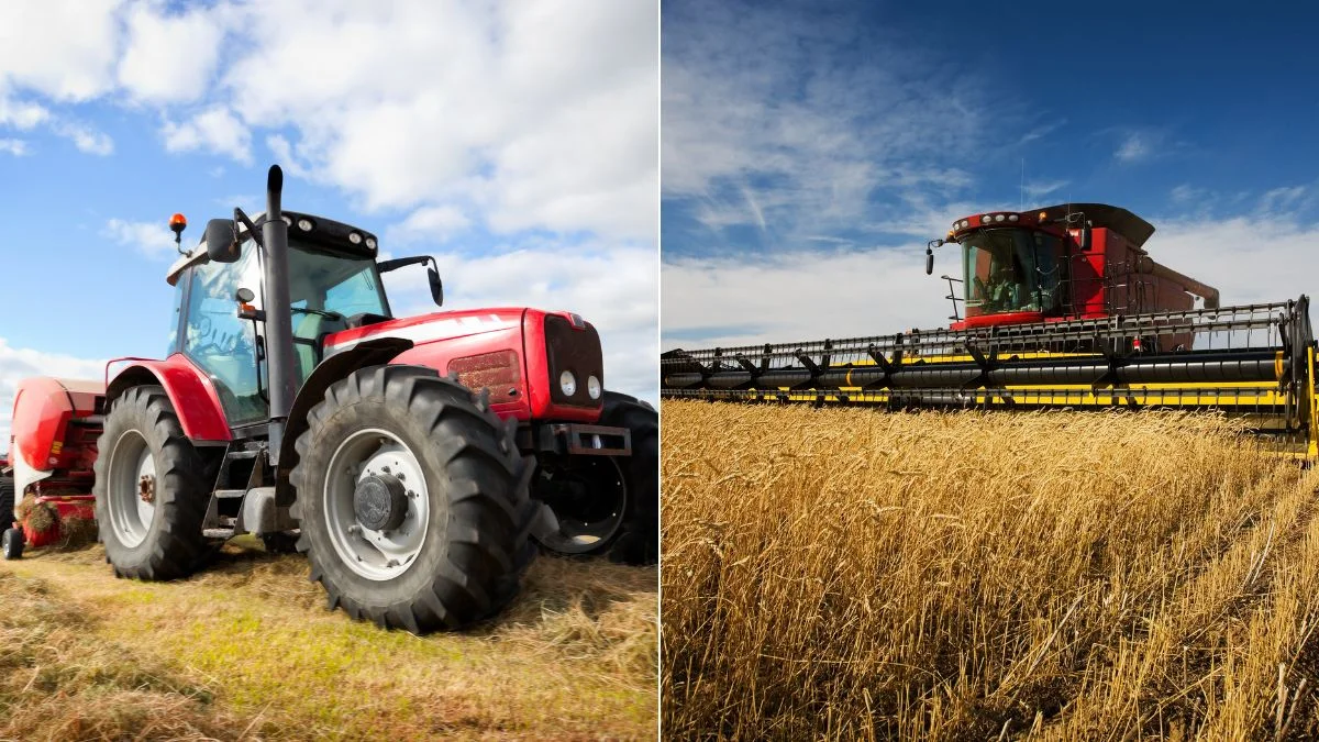 Tractor Vs. Combine Harvester