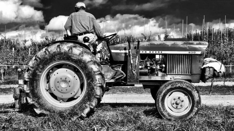 How to Pull Down Vines with a Tractor